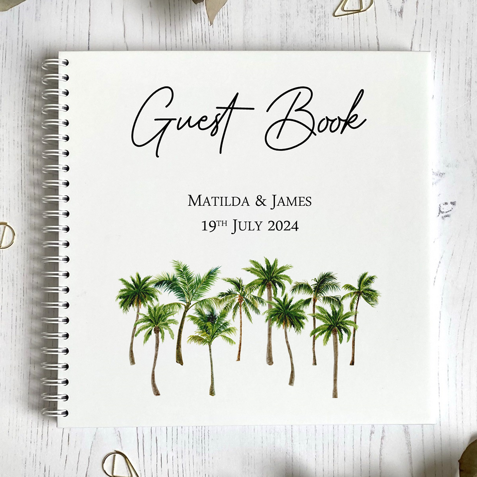 Thumbnail: Guest Book - Palm Tree