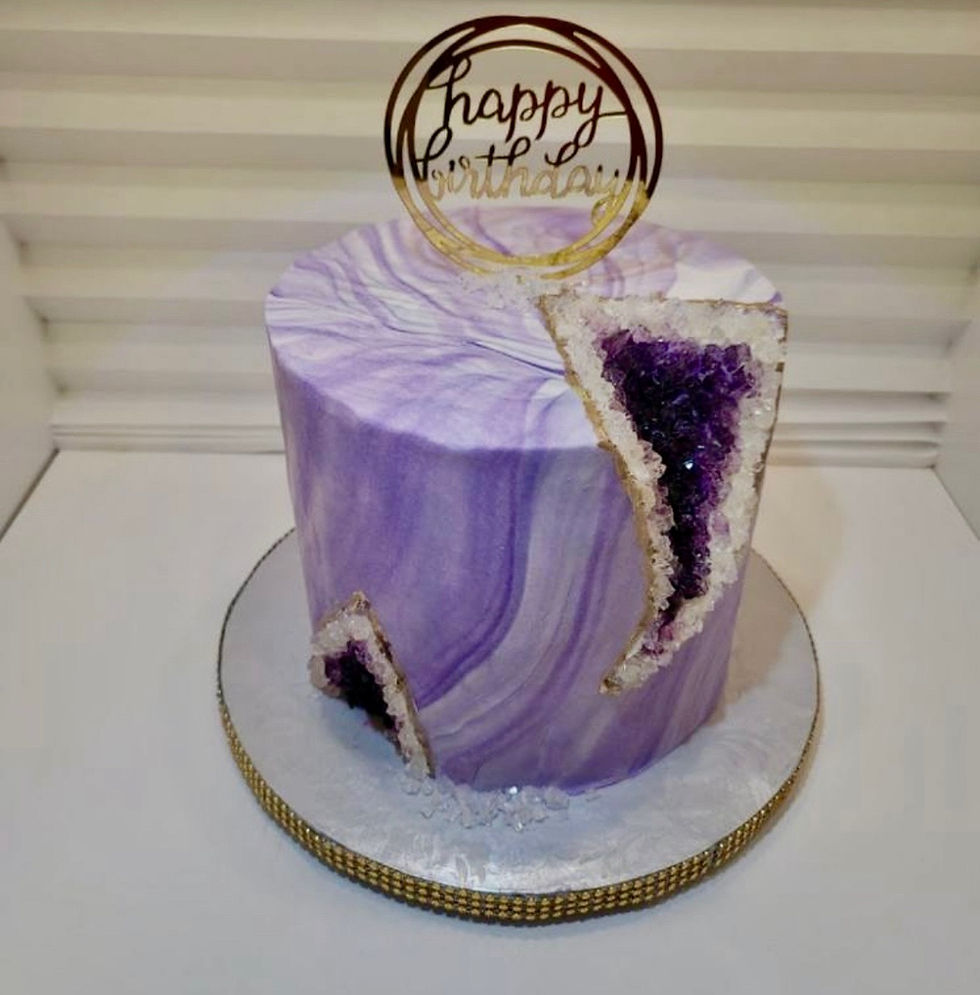 Thumbnail: Geode Marble Cake