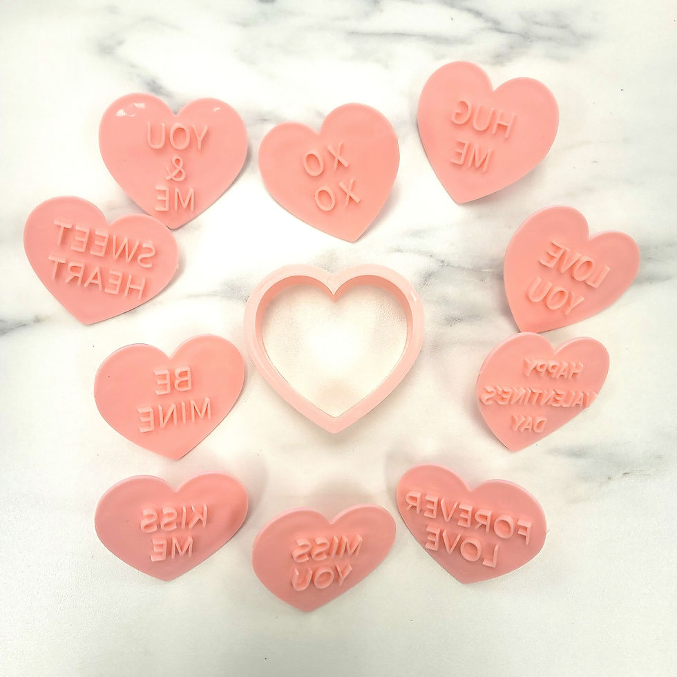 Thumbnail: 10pcs/set, Valentine's Day Cookie Cutter Love Cookie Cupcake Baking Tool