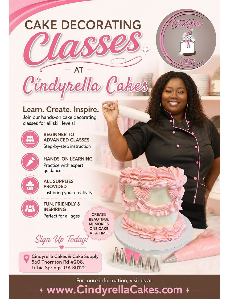 Cake Decorating Class For Beginners.