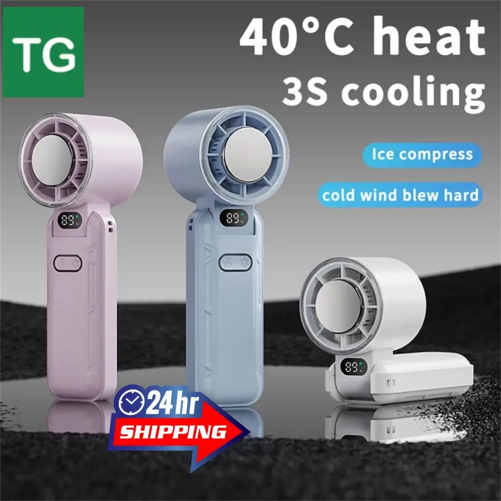 Portable High Speed Ice Cooling Fan USB 3600mAh