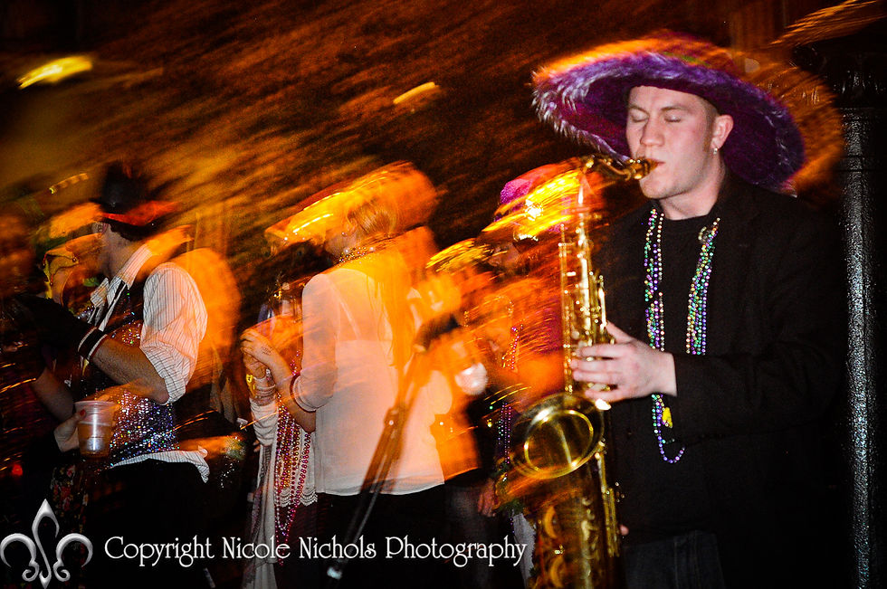 Mardi Gras in New Orleans- music in the streets