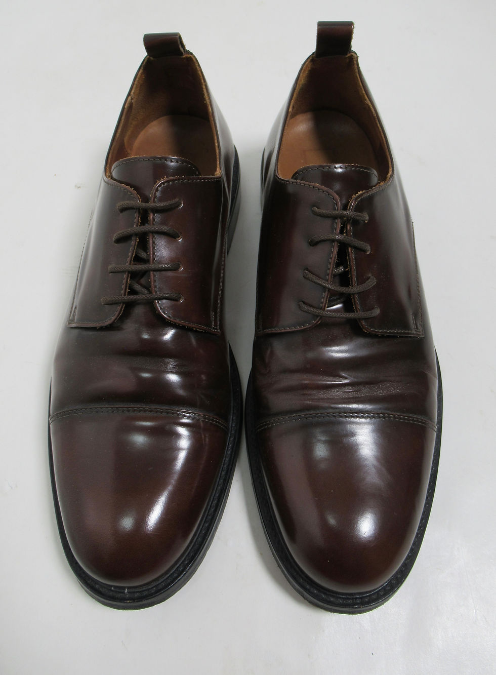 Thumbnail: Ami Paris Men's Lace-Up Derby Leather Shoes Brown Size 11 US / 10.5 UK / 45 FR