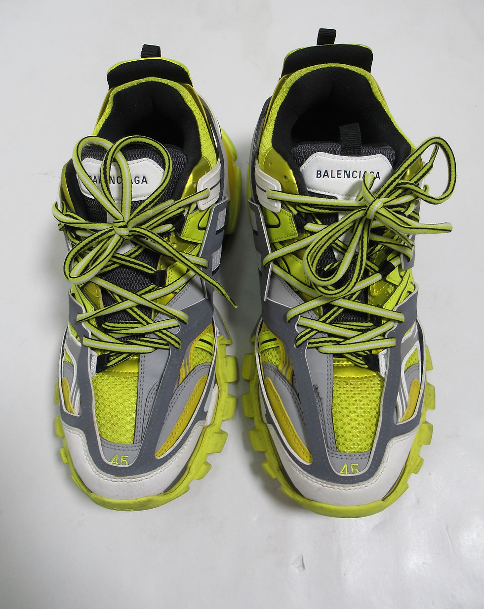Thumbnail: Balenciaga Men's Track Trainer "Yellow Grey" 542023 Size 12 US / 11 UK / 45 EUR