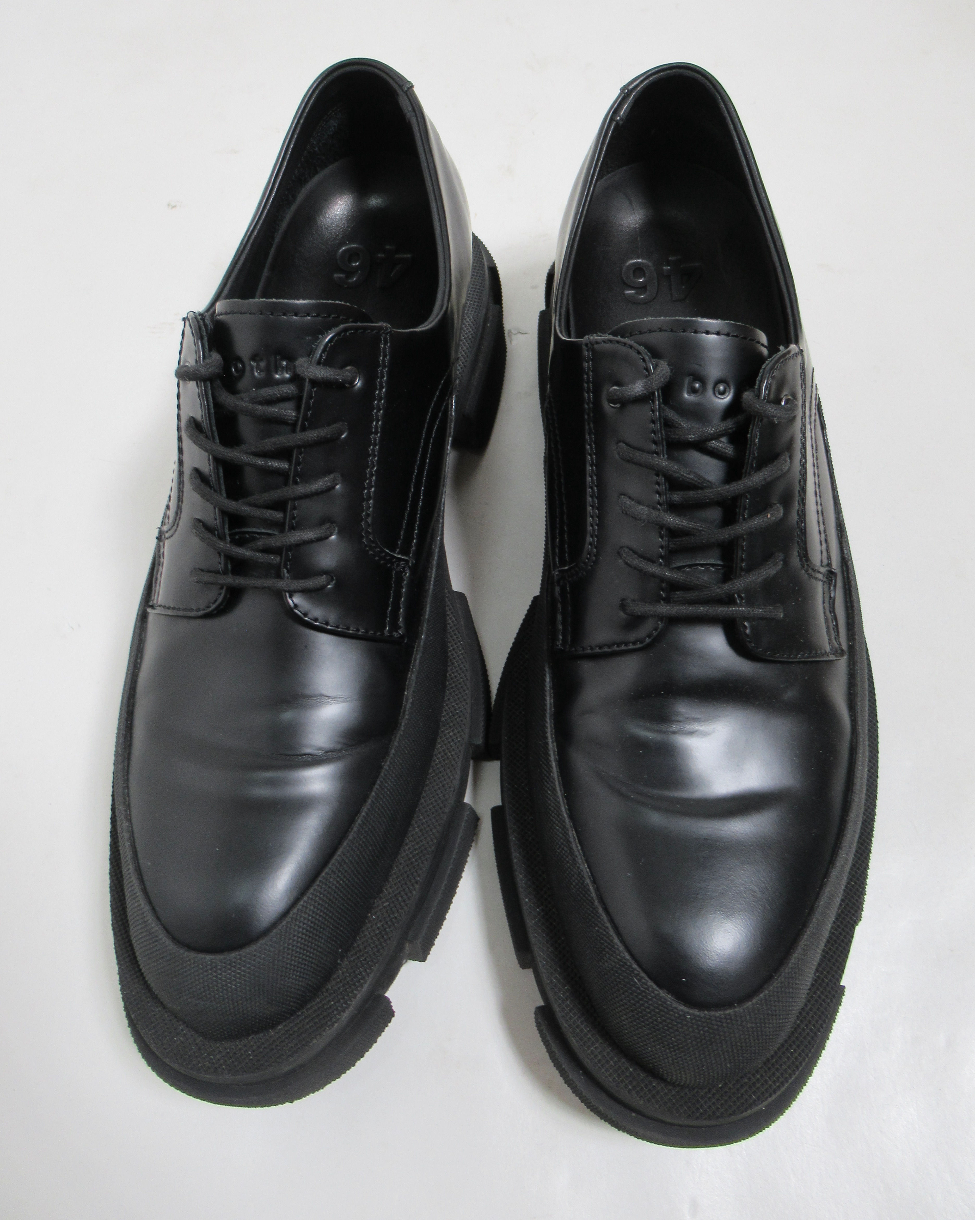Both Men's Gao Derbies Spazzolato Shoes Black Size 12 US M / 11 UK / 46 EU