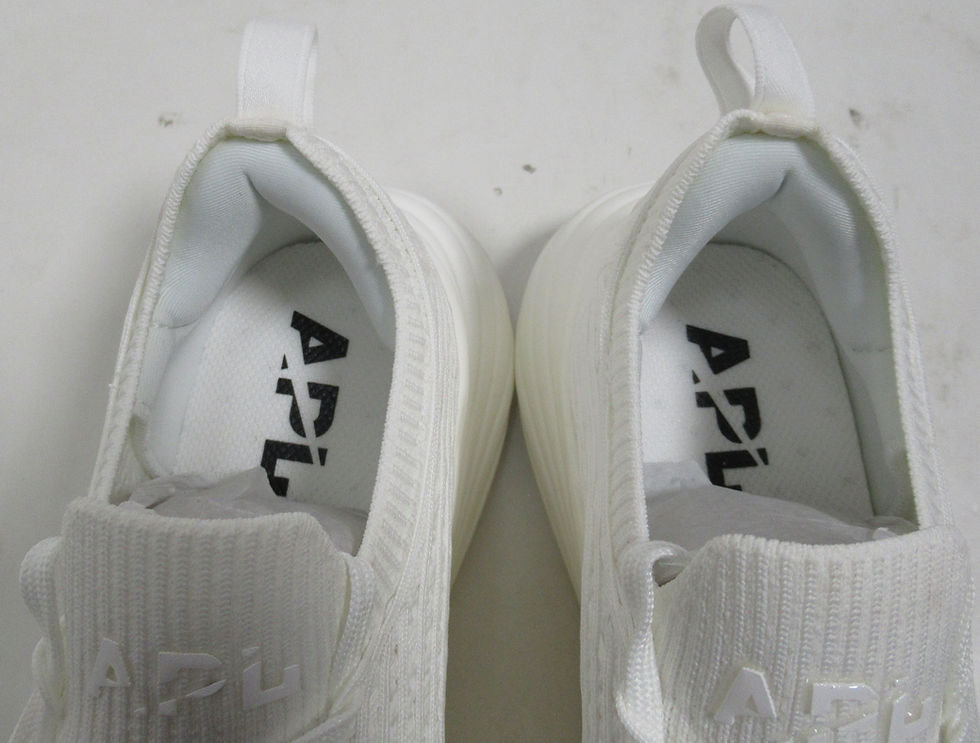 Thumbnail: APL Women's TechLonom Zipline Sneakers White / White 0524XC Size 8 US / 5.5 UK