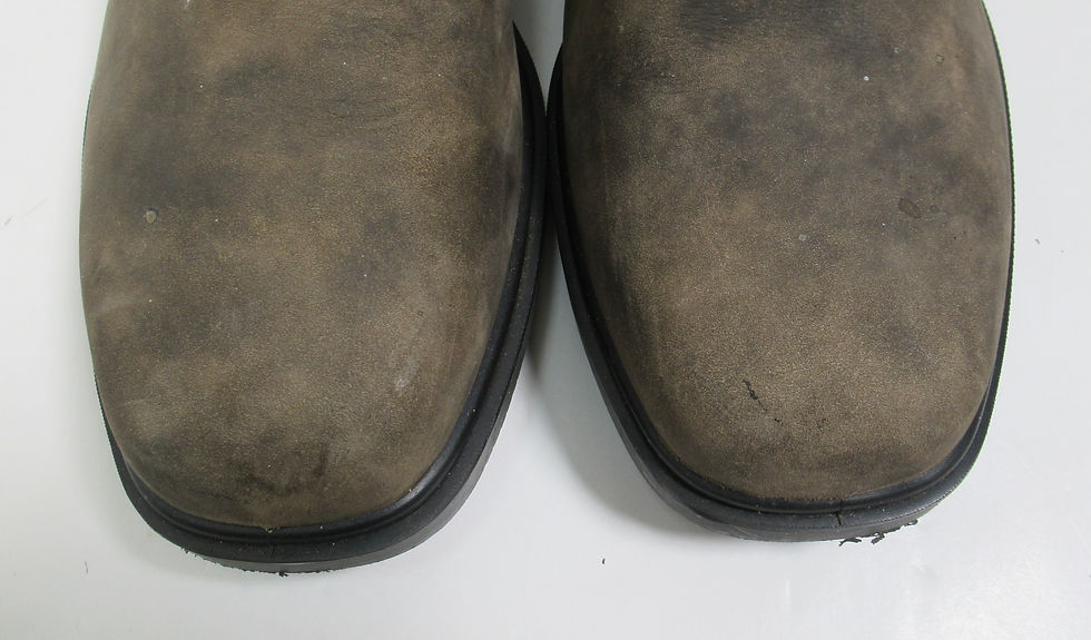 Thumbnail: Blundstone Men's Dress #1306 Chelsea Boots Rustic Brown Chisel Toe Size 10 US