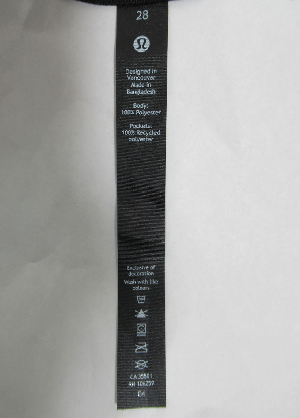 Thumbnail: Lululemon Men's ABC Pant Classic Warpstreme *31" Black Size 28