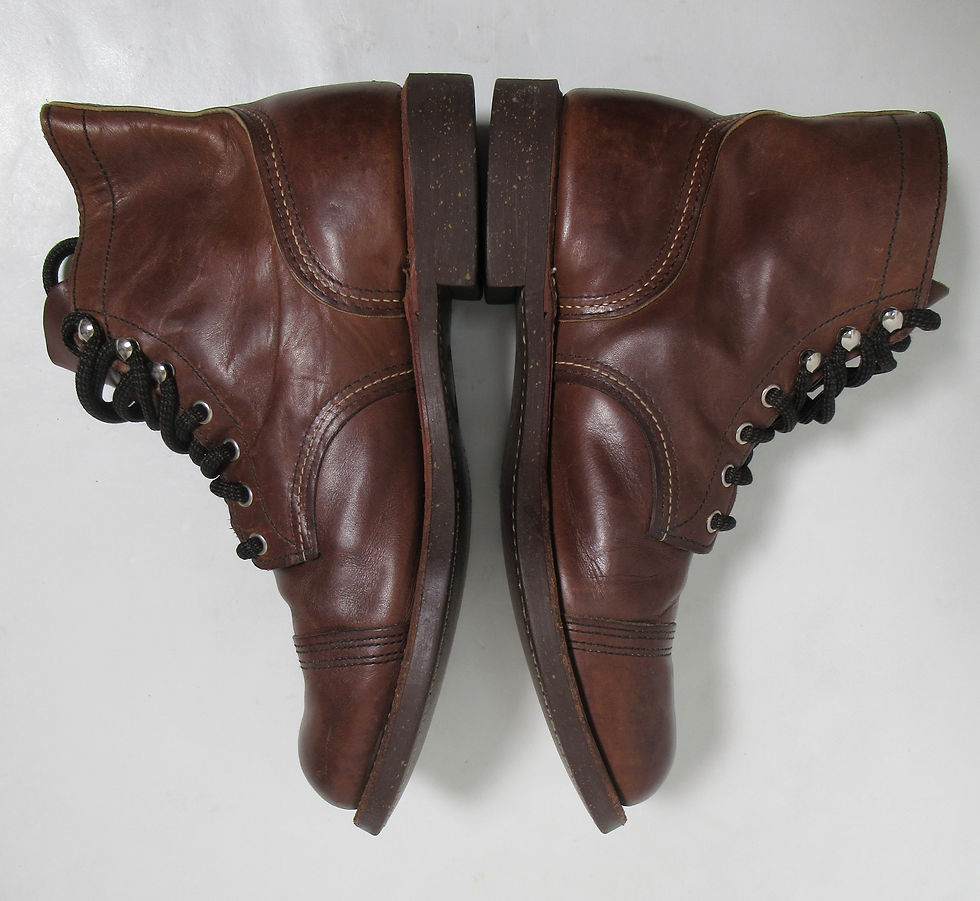 Thumbnail: Red Wing Men's Iron Ranger Boots Amber 8111 Harness Leather 10.5 US / 9.5 UK
