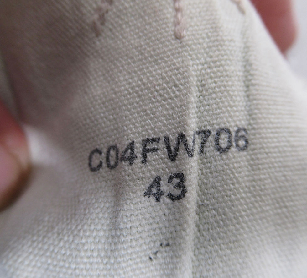 Thumbnail: Nigel Cabourn x Maison Mihara Yasuhiro Lo Distress Denim Shoes Size 10 US M