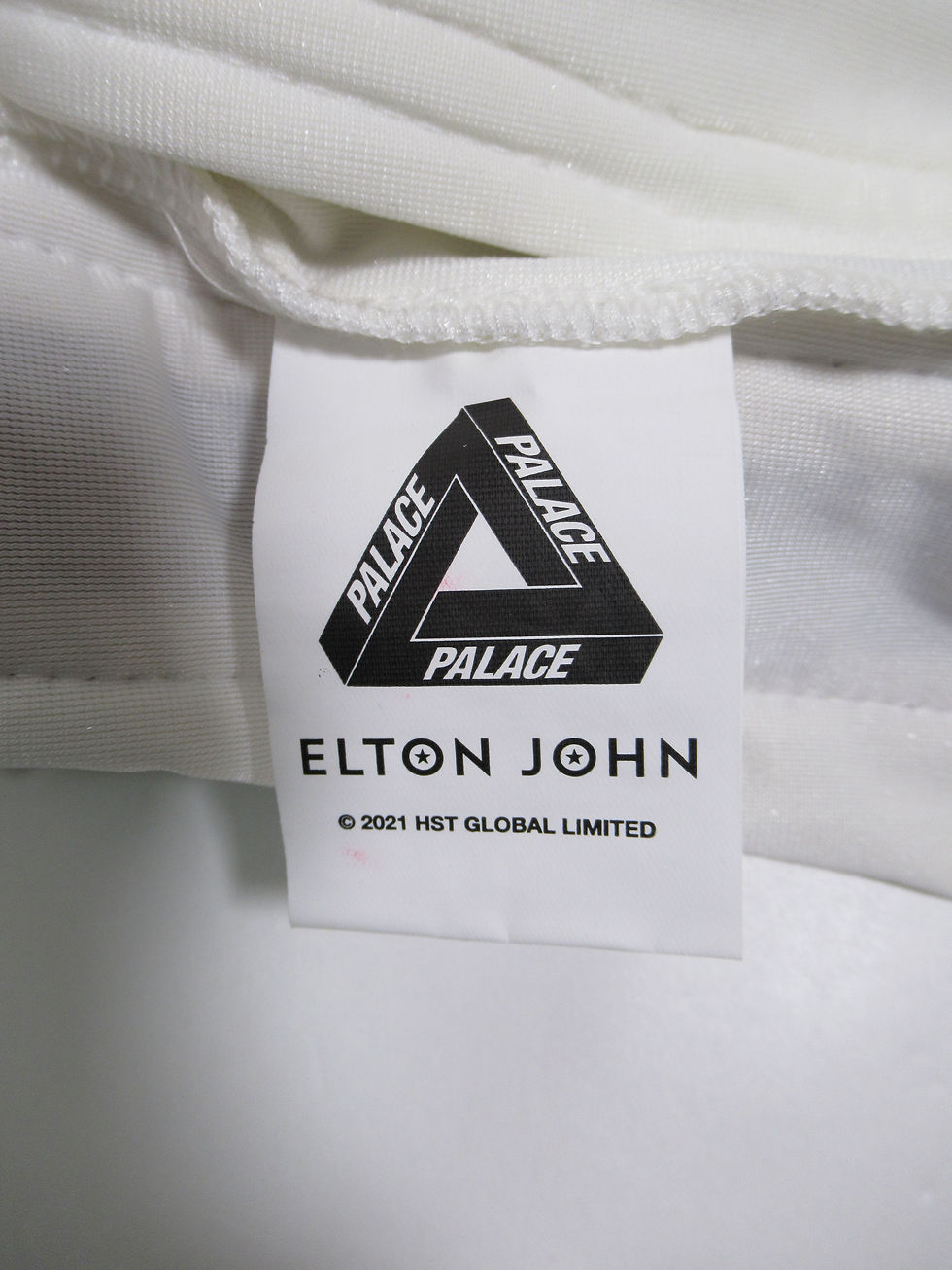 Thumbnail: Palace Elton John Velour Track Bottoms Pant White Size S