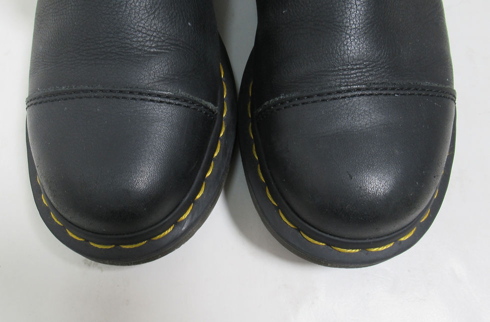Thumbnail: Dr. Martens Women's Kristy Boots Virginia Leather Black 8 US L / 6 UK / 39 EU