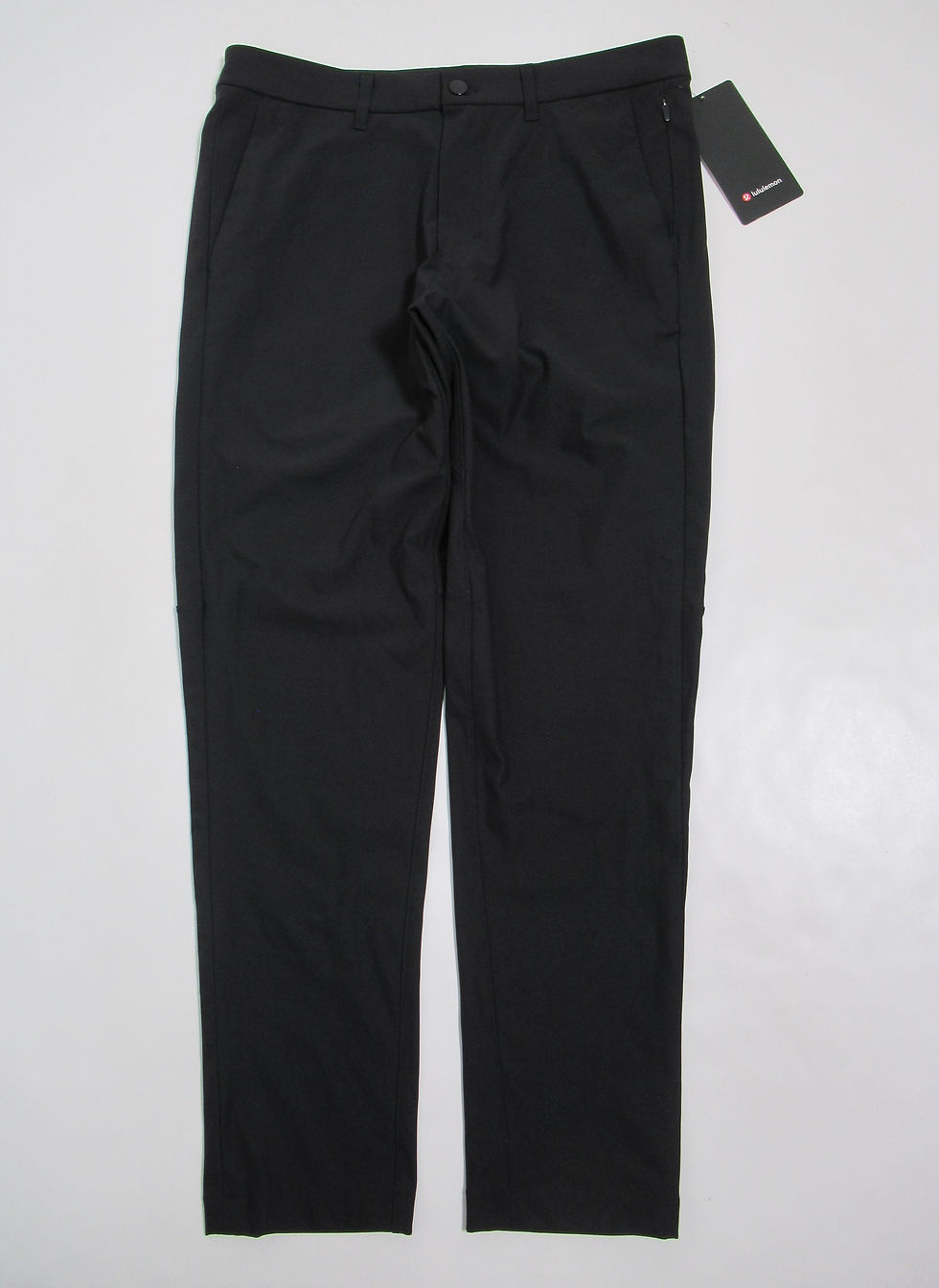 Thumbnail: Lululemon Men's Commission Pant Slim 29" L Warpstreme Black BLK Size 32