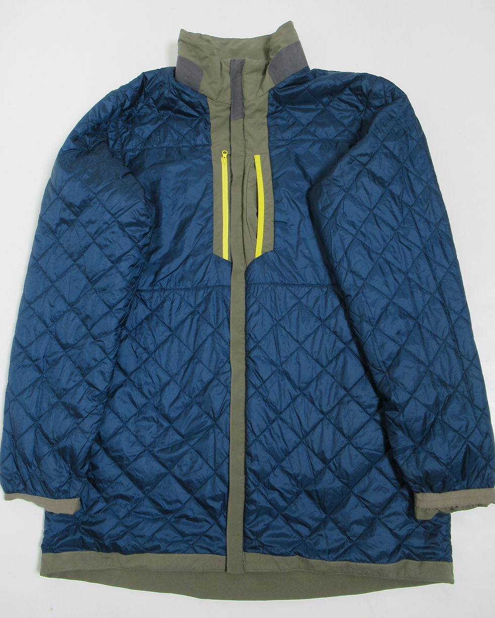 Thumbnail: Mountain Hardwear x Cole Haan Men's ZerøGrand™ Metro Coat Olive Green Size L