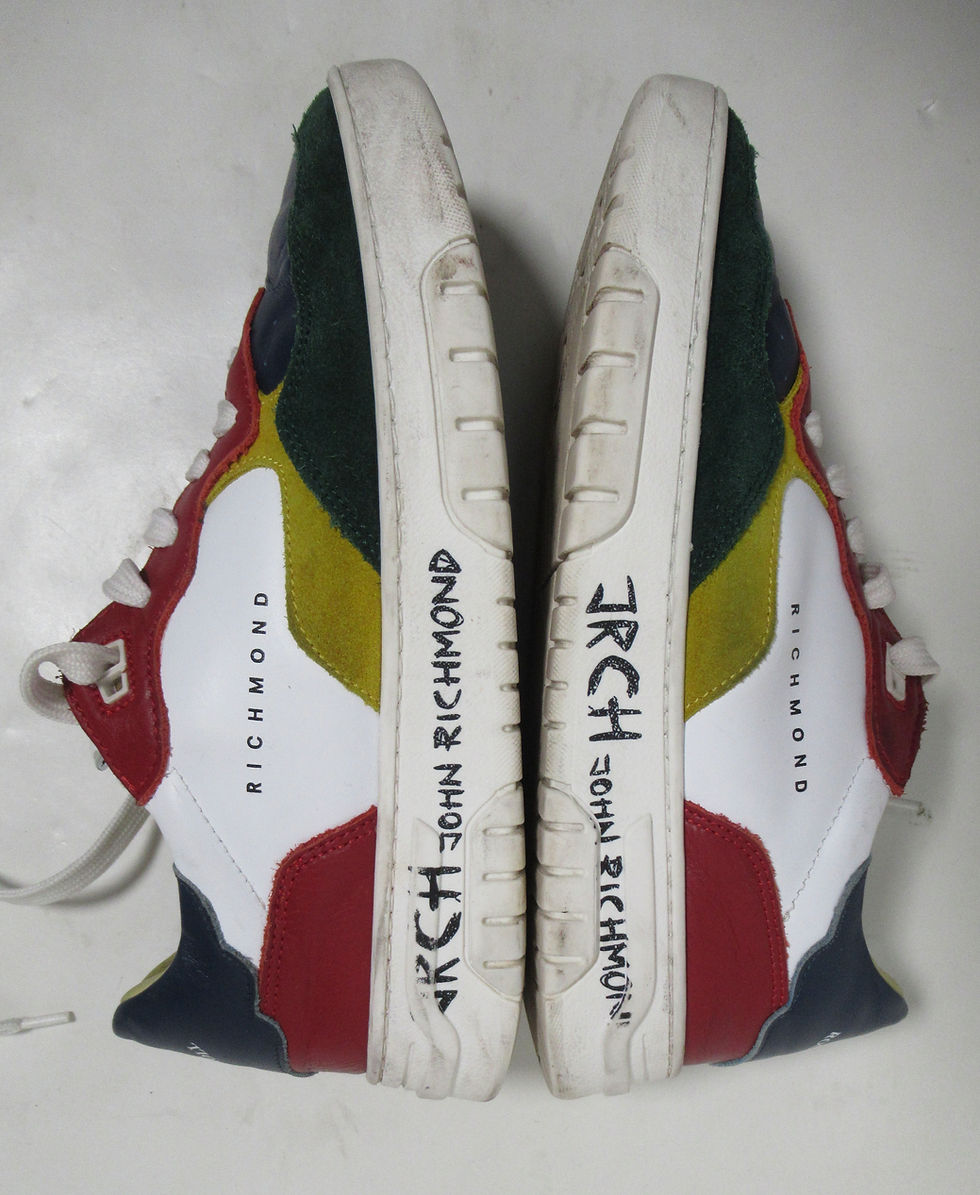 Thumbnail: John Richmond Women's Low Top Leather Sneaker Multicolor 7.5 US / 6.5 UK / 38 EU