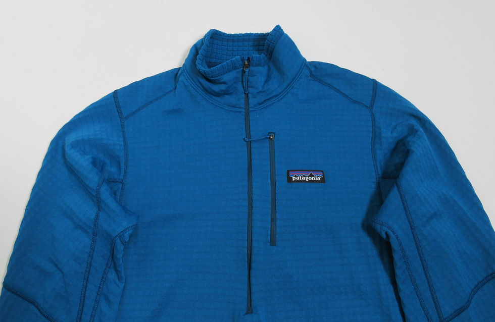 Thumbnail: Patagonia Men's R1® Pullover Balkan Blue BALB 40110SP19 Size M
