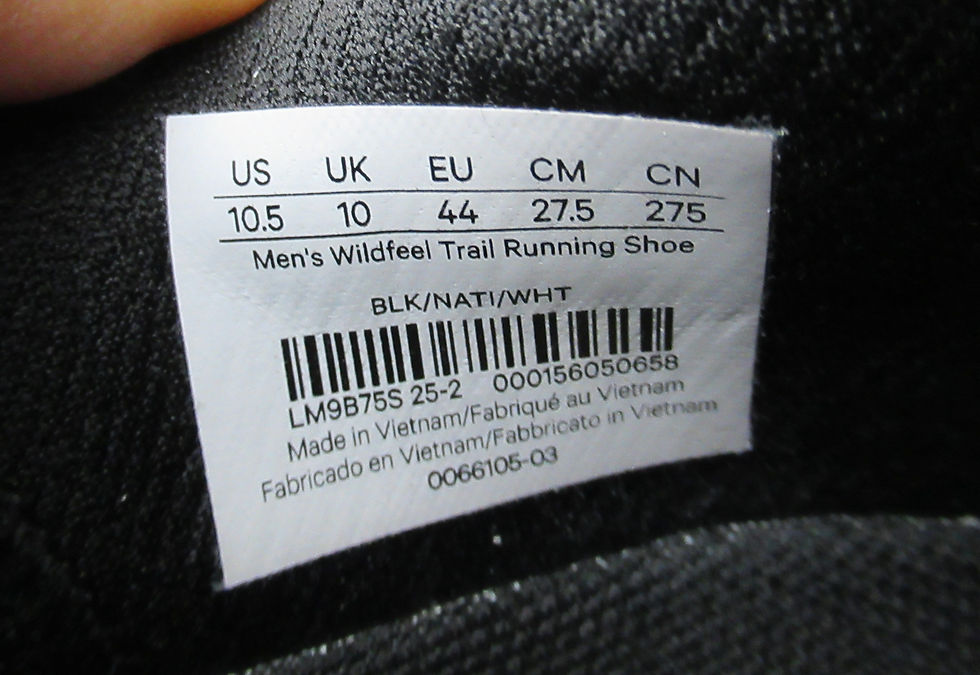 Thumbnail: Lululemon Wildfeel Trail Running Shoes Black / Natural Ivory / White 10.5 US
