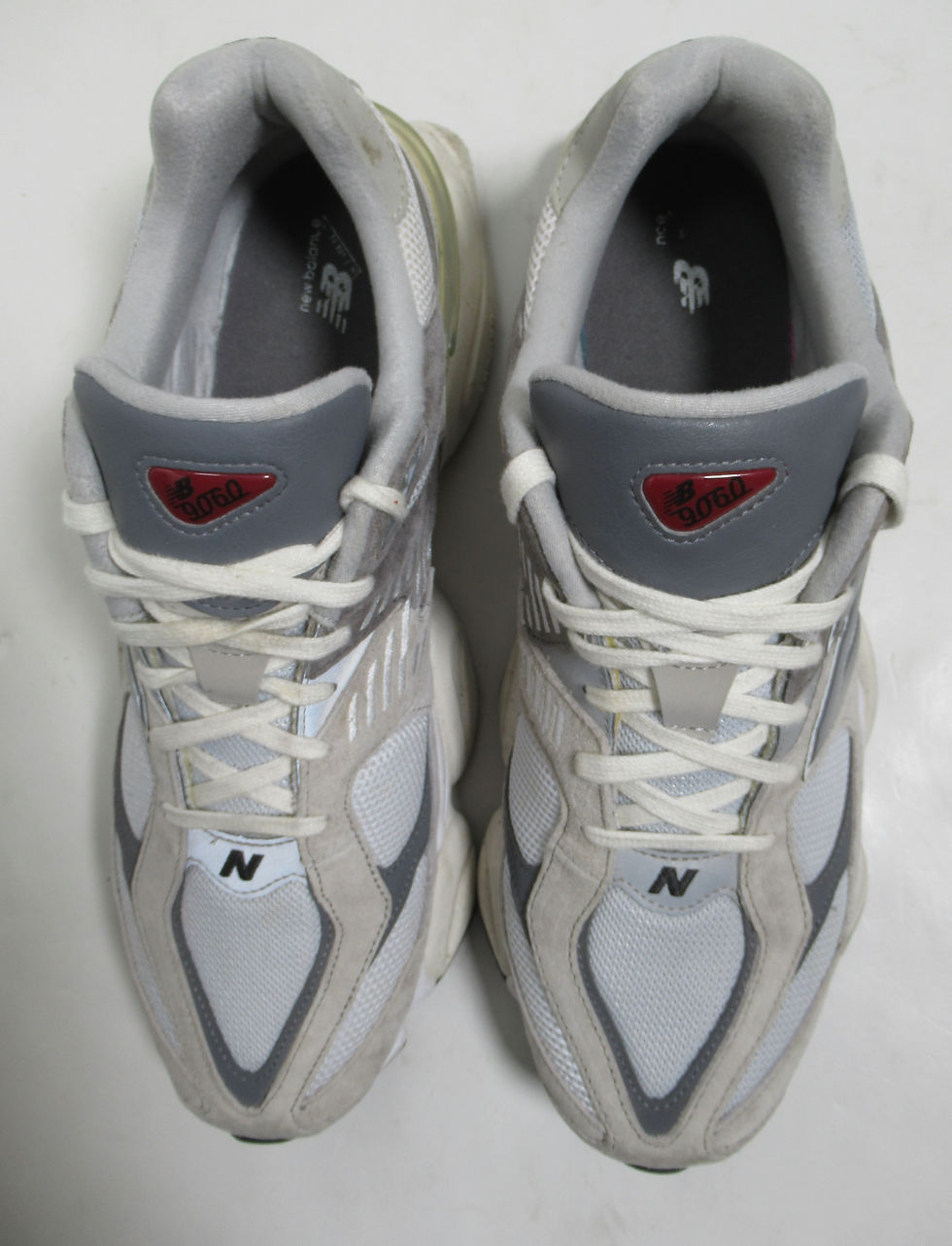 Thumbnail: New Balance 9060 Rain Cloud Grey U9060GRY Shoes Light Gray Size 15 US / 14.5 UK