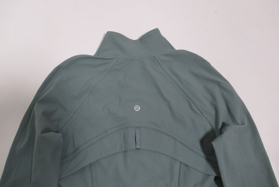 Thumbnail: Lululemon Women 's Ribbed Nulu Cropped Define Jacket Tidewater Teal Size 8