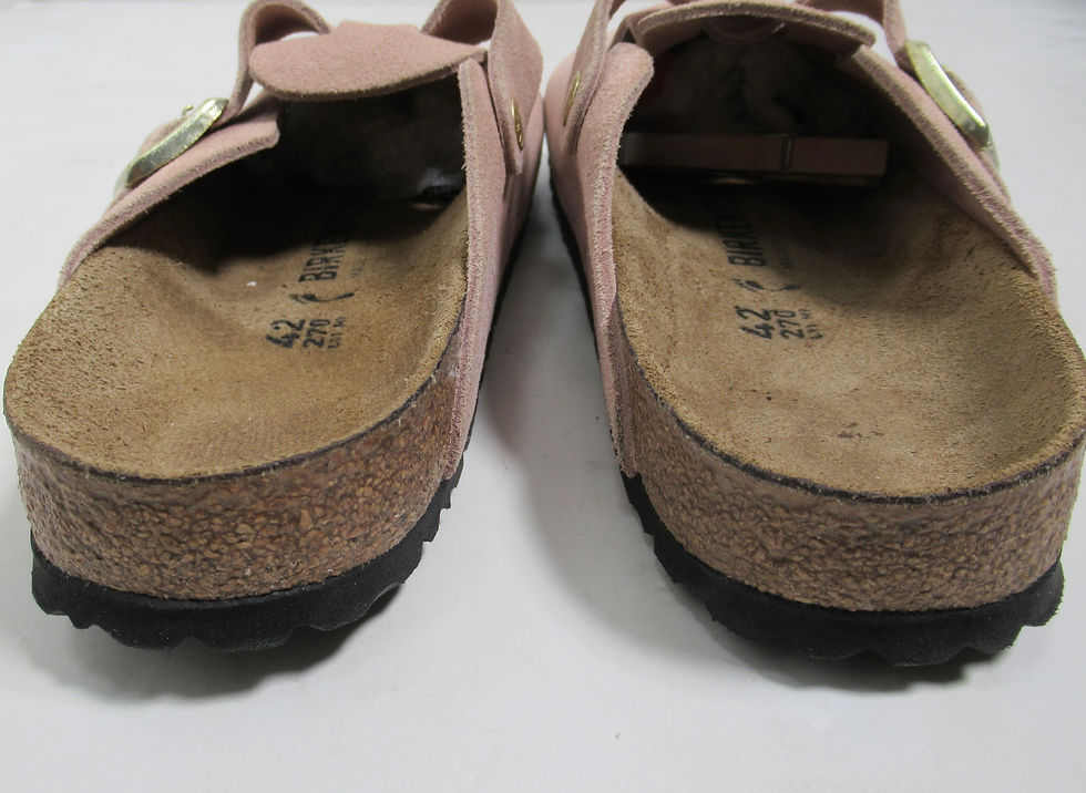 Thumbnail: Birkenstock Unisex Boston Suede Leather Light Rose 9 US M / 11 US L / 8 UK