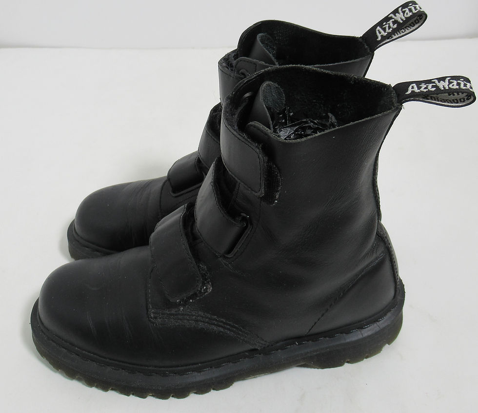 Thumbnail: Dr Martens Women's Coralia Leather Boot Black Size 9 US L / 7 UK / 41 EU