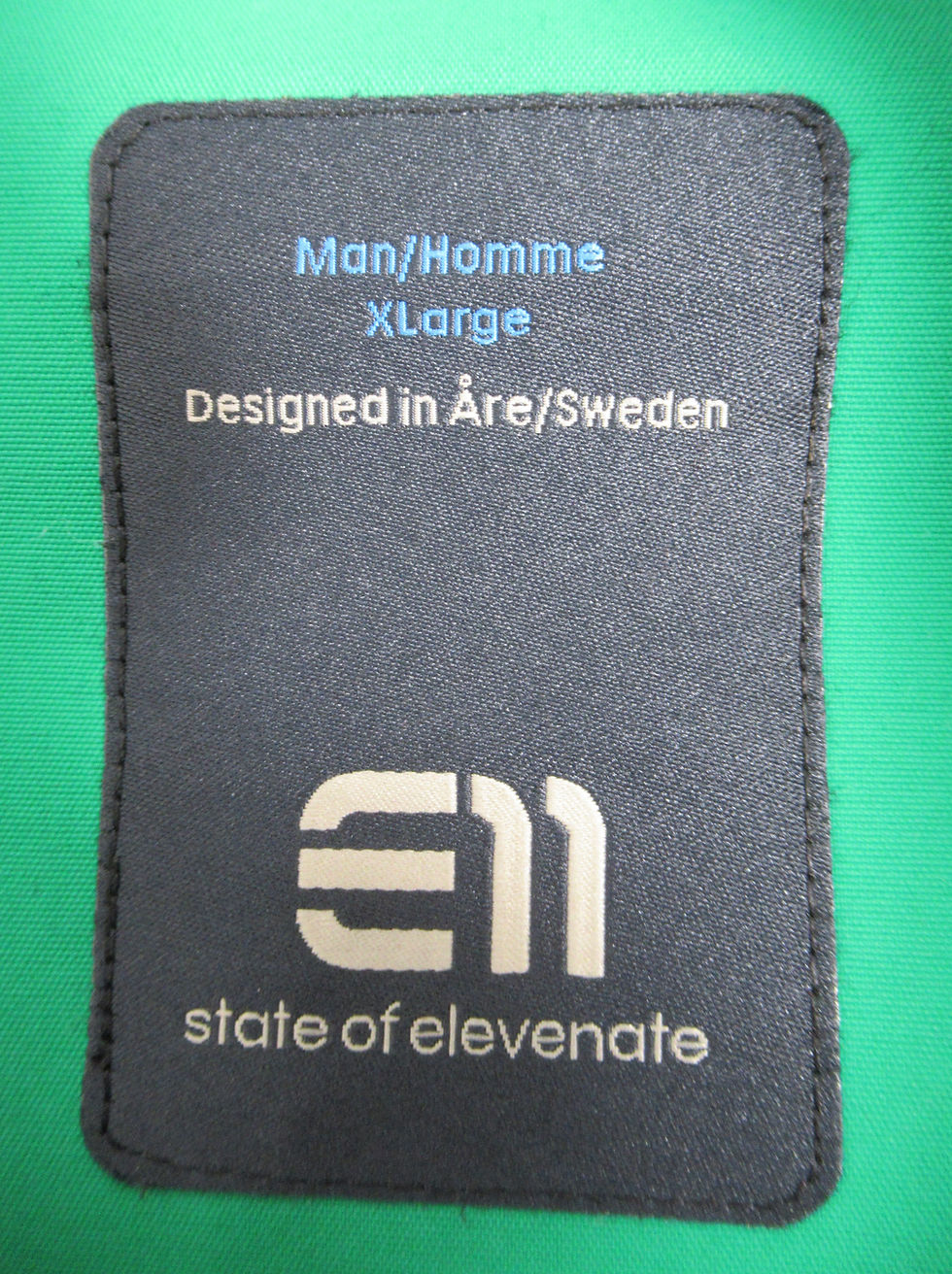 Thumbnail: State of Elevenate Men's Backside Ski Jacket Green Waterproof XL