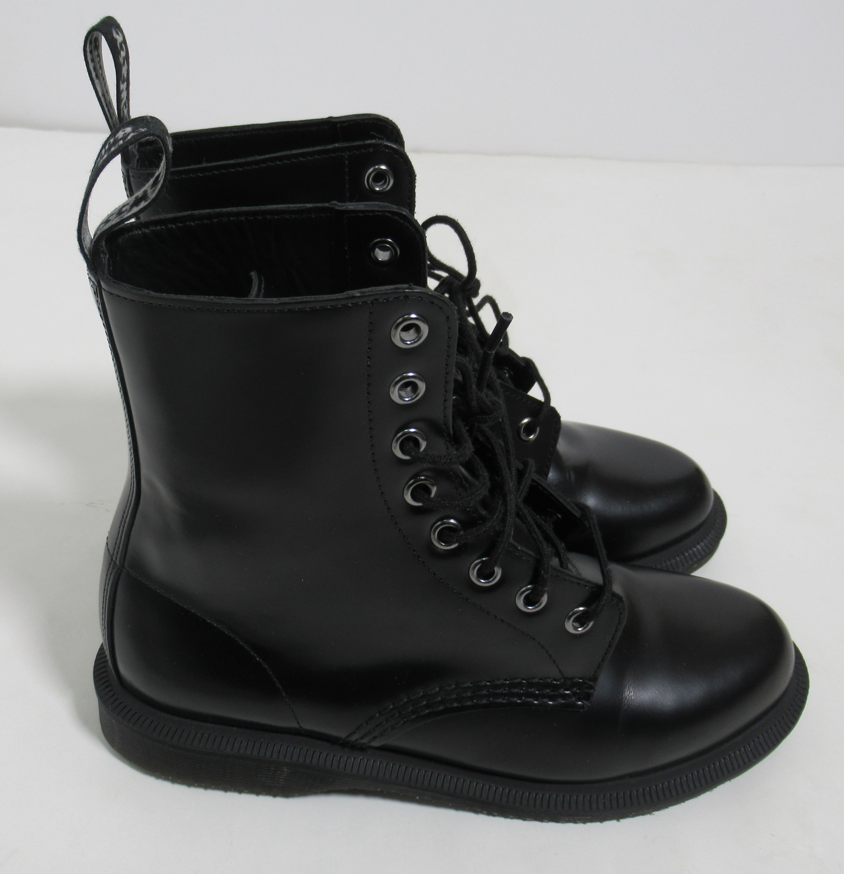 Dr Martens Women's Elsham Polished Smooth Boots Black Size 6 US L / 4 UK / 37 EU