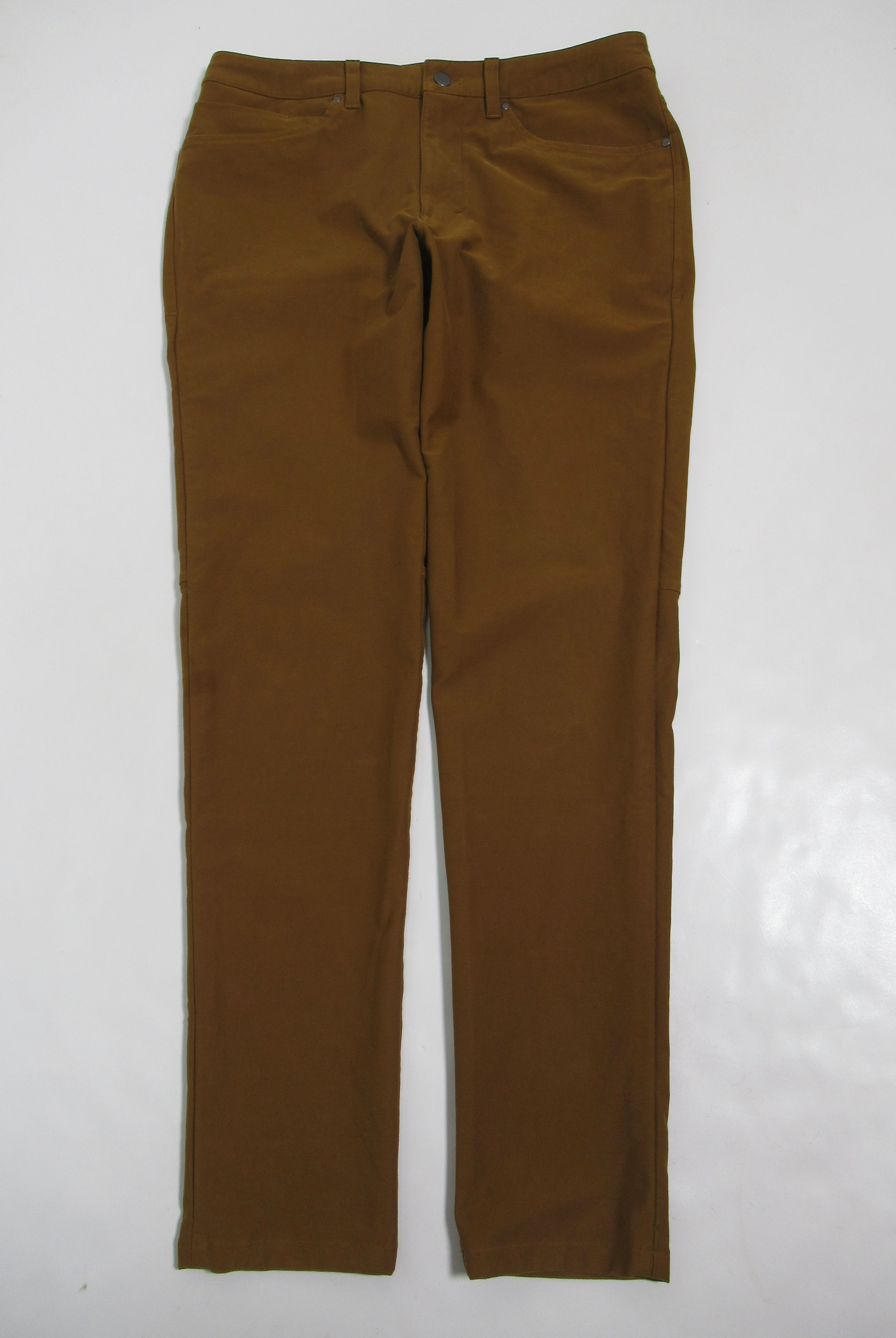 Lululemon Men's ABC Pant Slim *Utilitech 33" Burnt Caramel Size 32