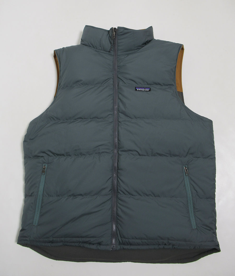 Thumbnail: Patagonia Men's Reversible Bivy Down Vest Forge Grey FGE 27587FA17 Size L