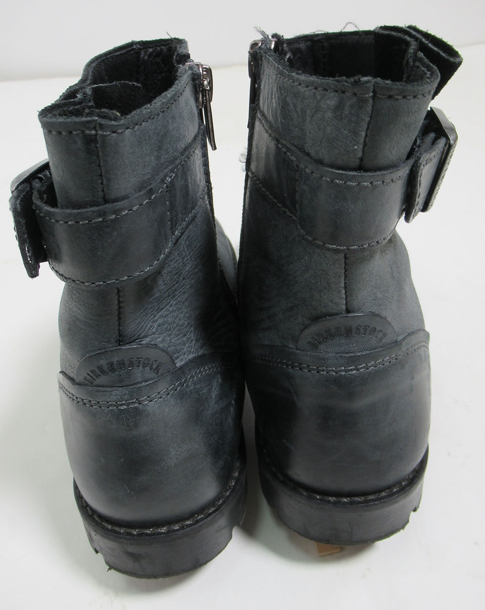 Thumbnail: Birkenstock Women's Stowe Leather Ankle Boot Blue Grey Size 6-6.5 US W / 4.5 UK