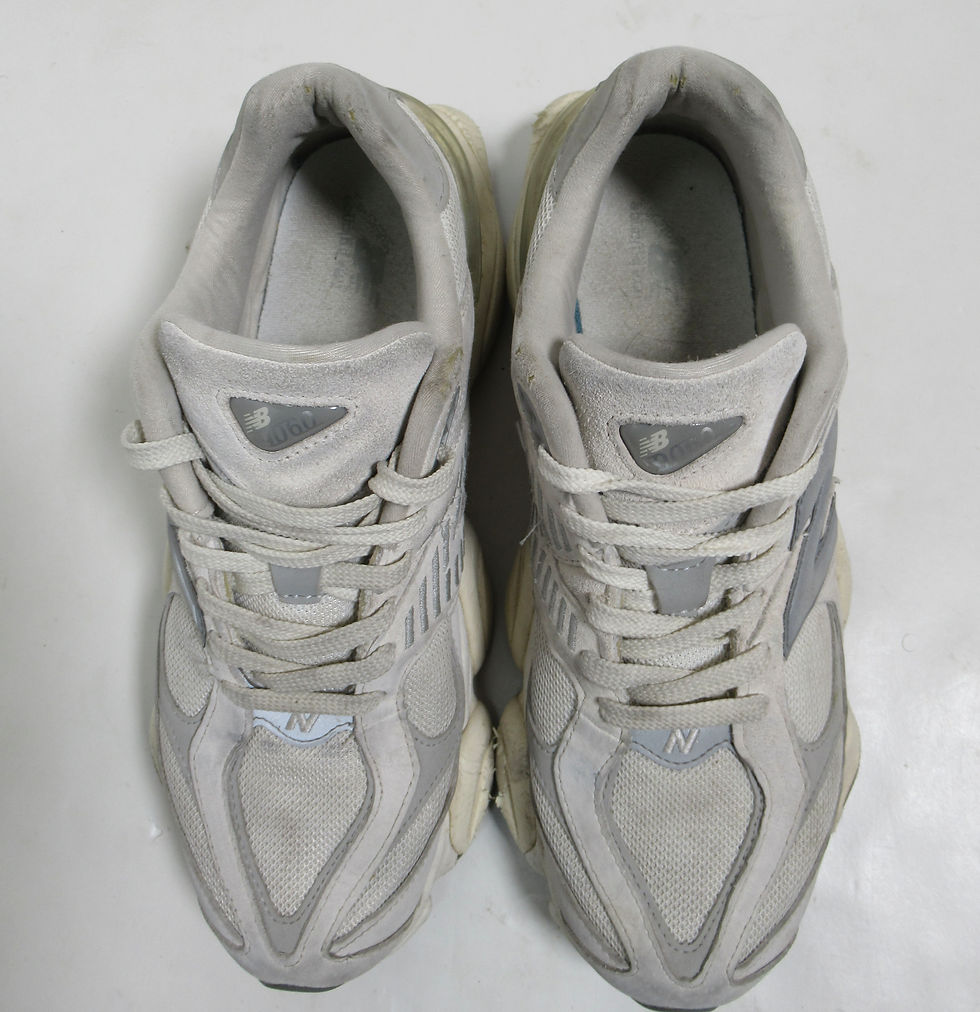 Thumbnail: New Balance Unisex 9060 Sea Salt U9060ECA Shoes Gray White 9.5 US M / 11 US W
