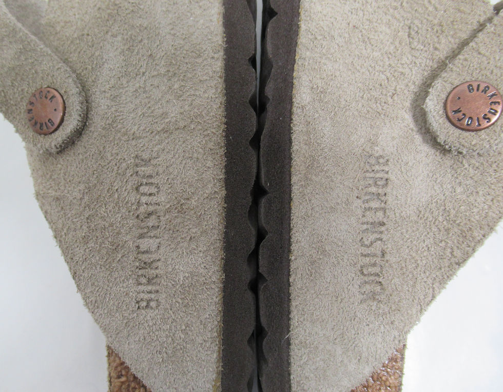 Thumbnail: Birkenstock Boston Soft Footbed Suede Leather Taupe 7 US M / 9 US L / 6 UK