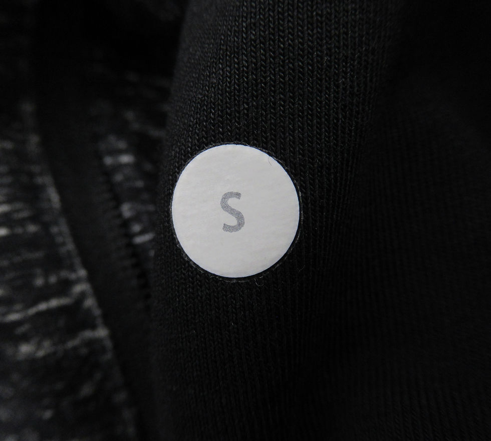 Thumbnail: Lululemon Men's Best Coast Hoodie Needles Texture White Black / Black Size S