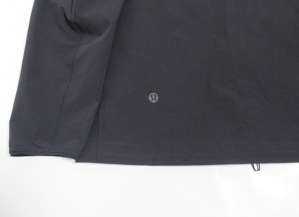Thumbnail: Lululemon Men's Sojourn Windbreaker Jacket Black Size XS Water-Repellent