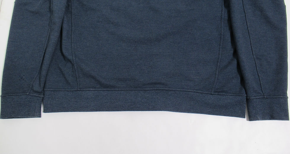 Thumbnail: Lululemon Men's City Sweat Zip Hoodie Heathered True Navy Size L