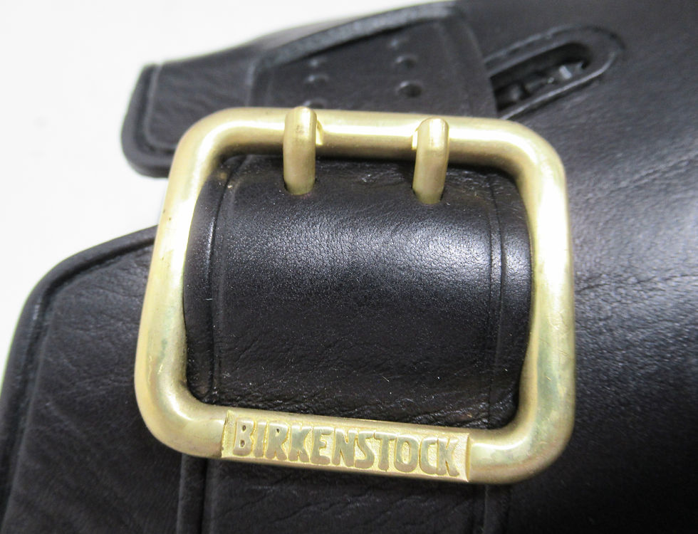 Thumbnail: Birkenstock Men's Boston Bold Leather Black 13 US / 12 UK / 46 EU