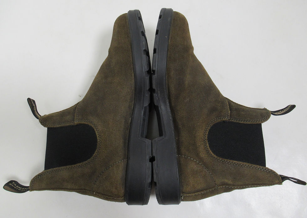 Thumbnail: Blundstone Men's #1615 Originals Suede Boots Dark Olive 10.5 US M / 9 AU/UK