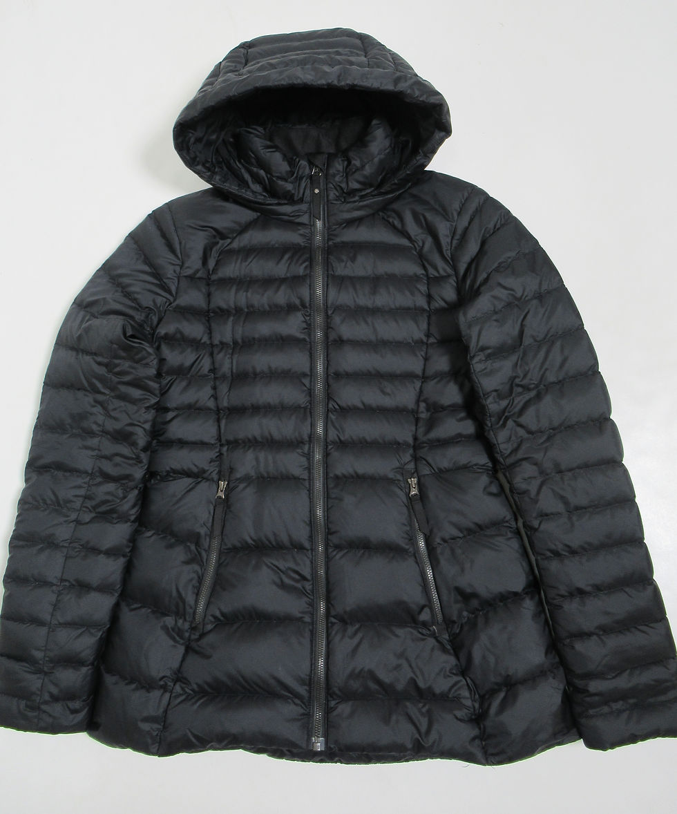 Thumbnail: Lululemon Women's Down For It Jacket Black Stretch Glyde Size 6