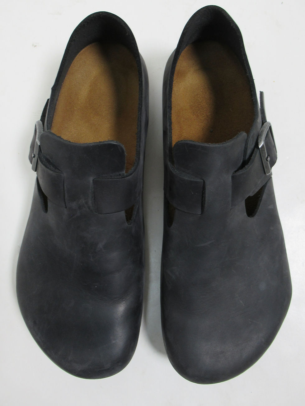 Thumbnail: Birkenstock Men's London Oiled Leather Black 13 US / 12 UK / 46 EU