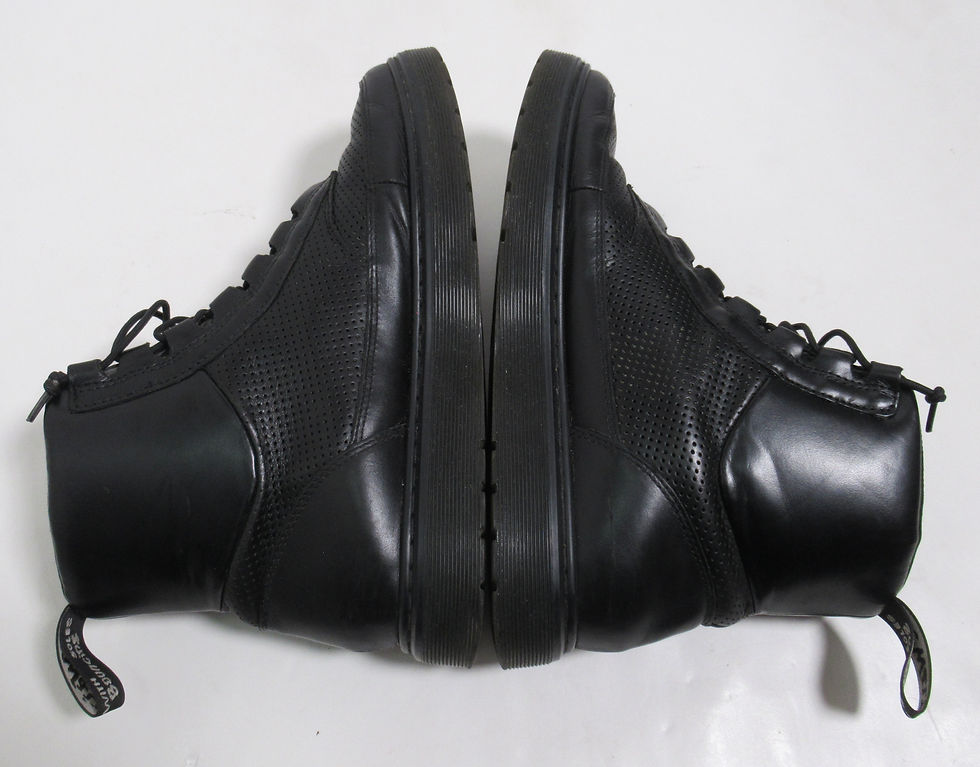 Thumbnail: Dr Martens Men's Kamar Brando Perfed Leather Boot Black 11 US M / 10 UK / 45 EU