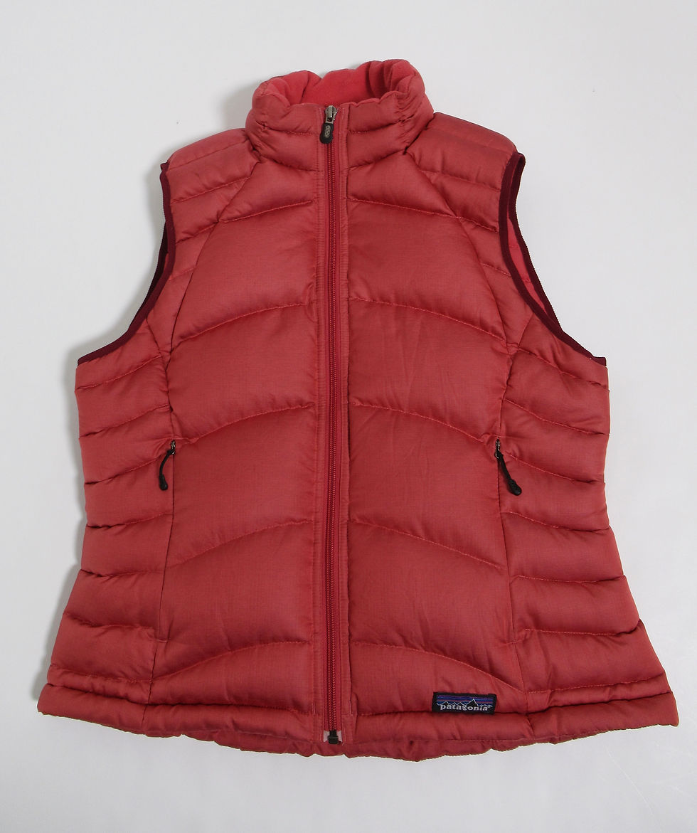 Thumbnail: Patagonia Women's Down Sweater Vest Rosehip Size M Full Zip