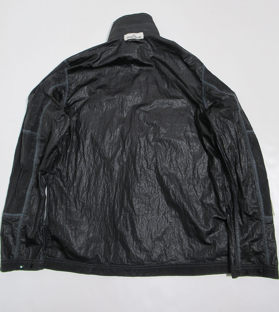 Thumbnail: Stone Island Men's Nylon Metal Lightweight Water-Repellent Jacket Black Size M