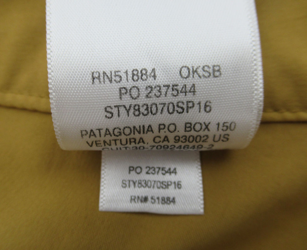 Thumbnail: Patagonia Men's RPS Rock Pants Oaks Brown OKSB 83070SP16 Size 34