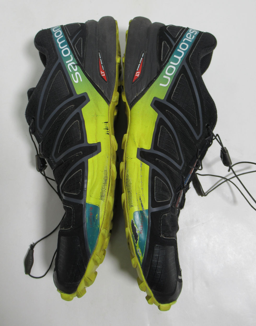 Thumbnail: Salomon Men's Speedcross 4 Trail Sneaker Shoes Yellow Black / Everglade 13 USA