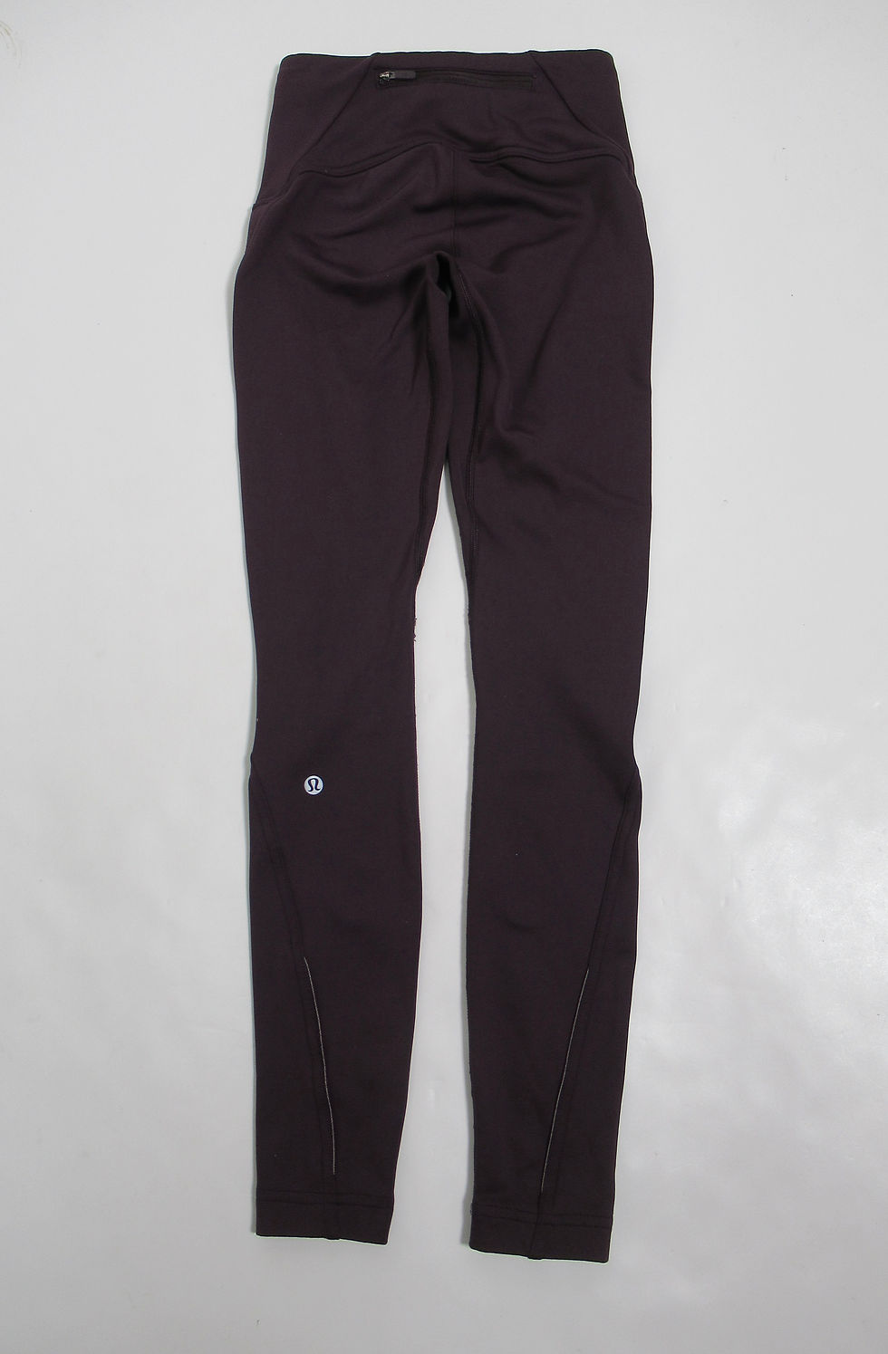 Thumbnail: Lululemon Women's Fast As Fleece Tight 28" Black Cherry Size 2 Tech Fleece