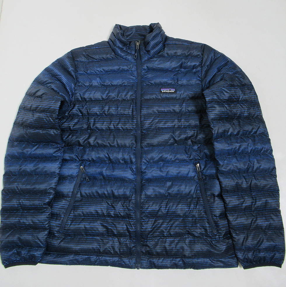 Thumbnail: Patagonia Men's Down Sweater Jacket Navy Blue 84674FA17 Size M Goosedown