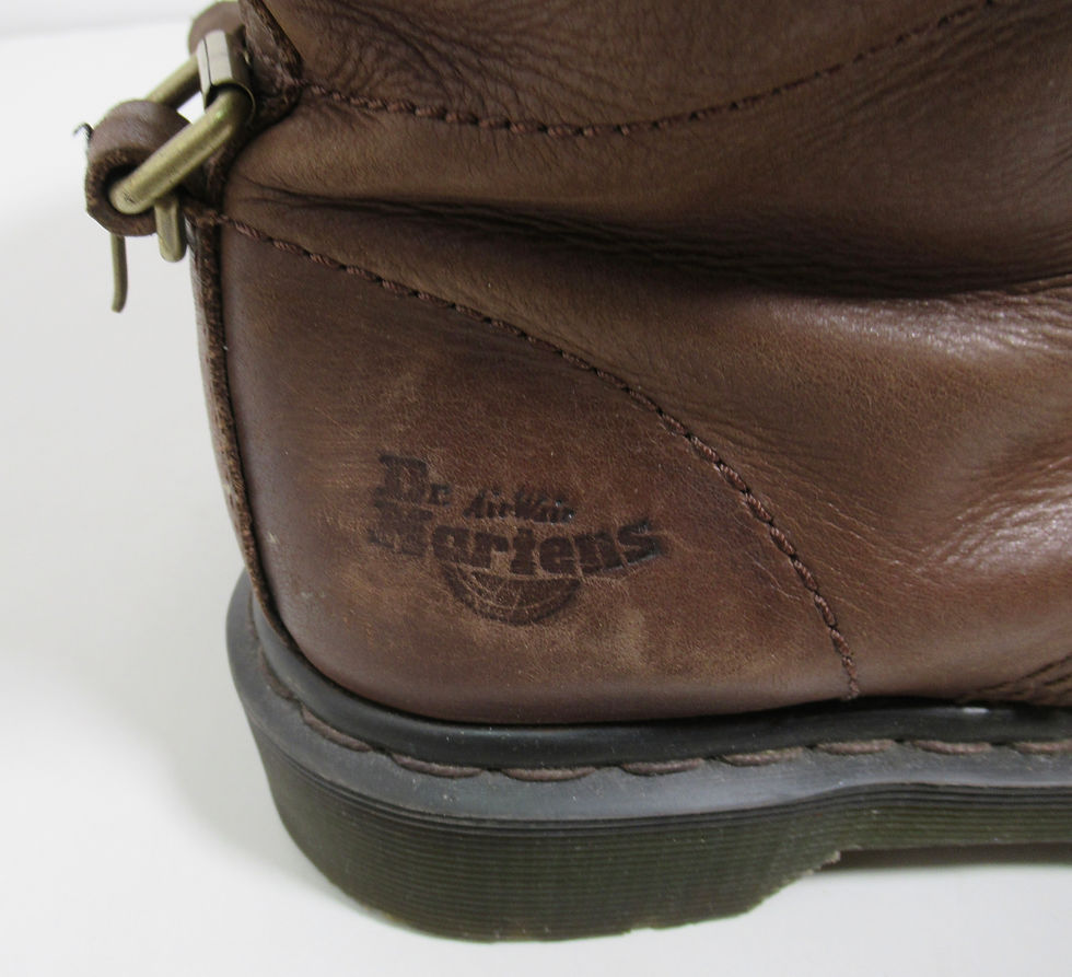 Thumbnail: Dr Martens Women's Aimilie Floral Lined Boot Brown Size 7 US L / 5 UK / 38 EU
