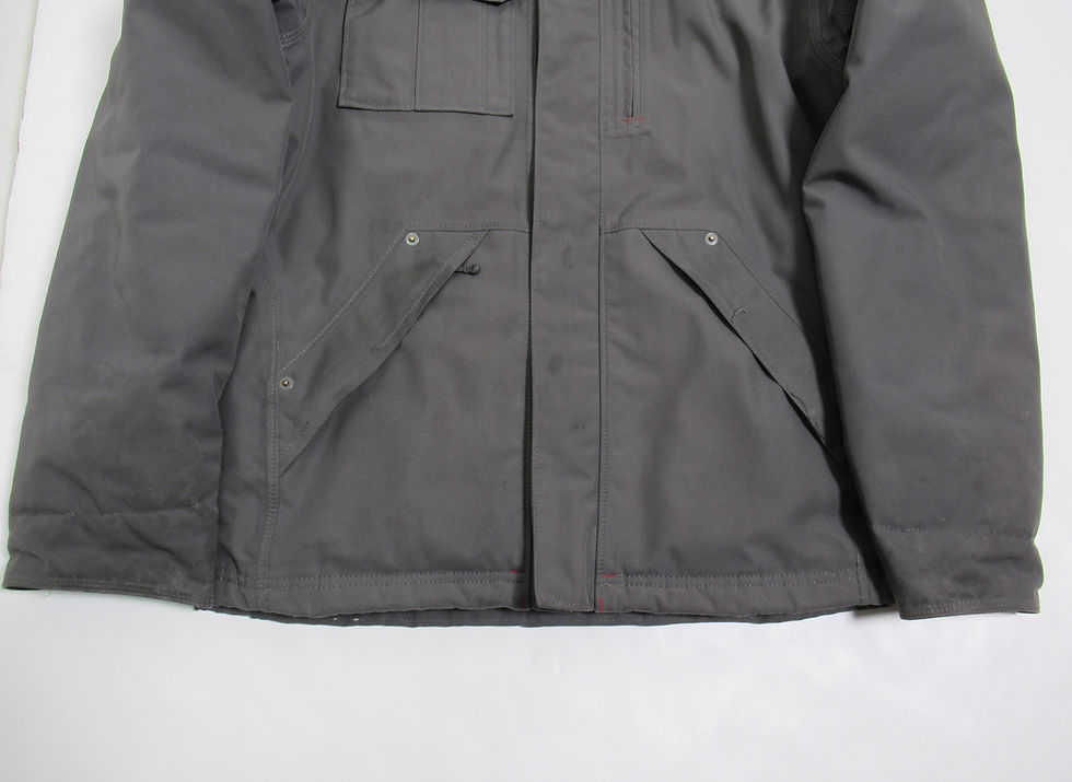 Thumbnail: Patagonia Men's Wanaka Down Jacket Forge Grey W/Classic Red 28472FA15 Size S