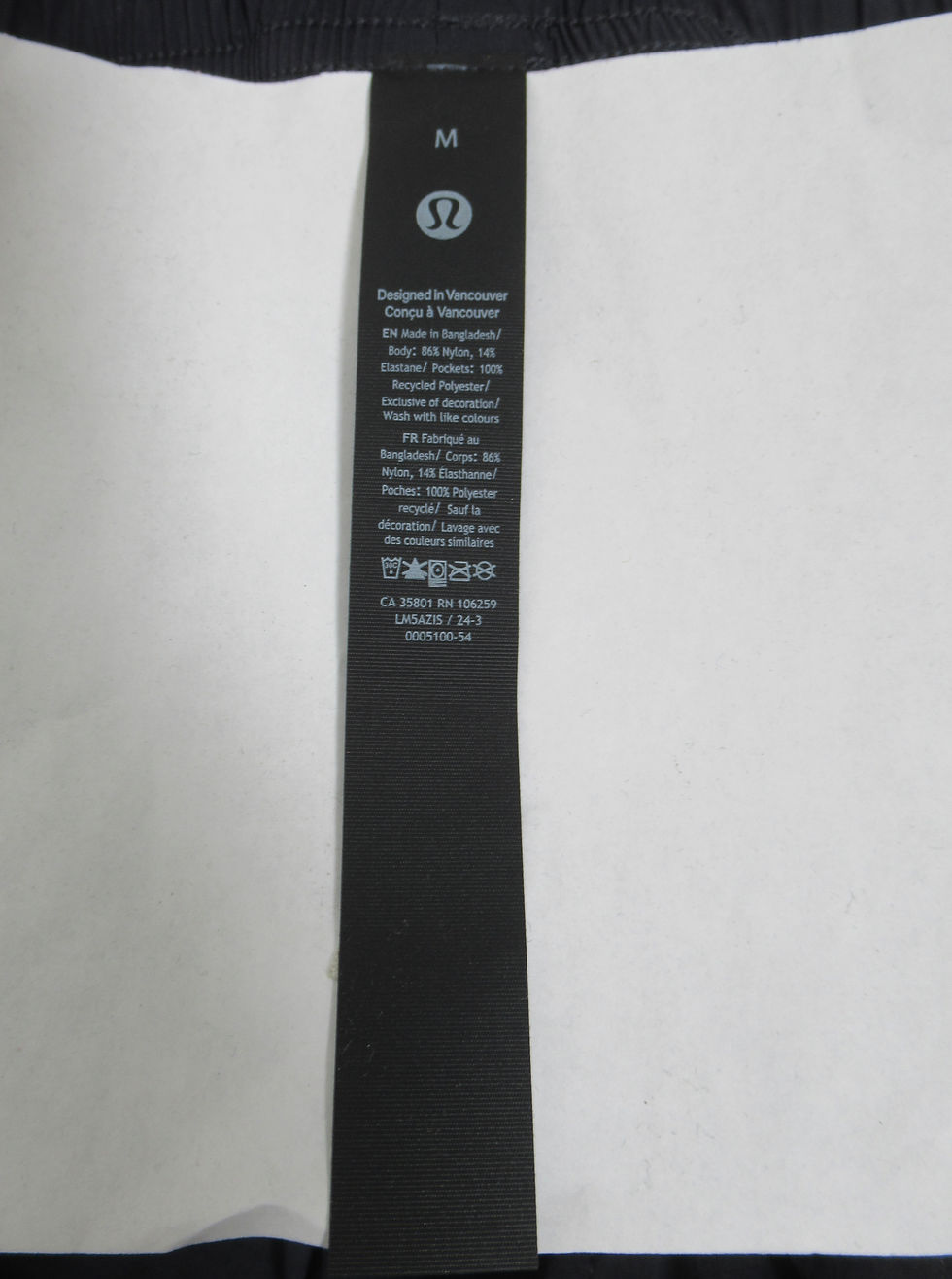 Thumbnail: Lululemon Men's Lightweight Cargo Pocket Jogger Black Night Size M