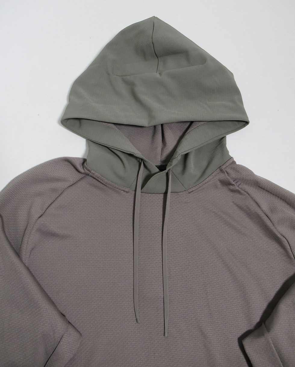 Thumbnail: Lululemon Men's Fundamental Fuel Pullover Hoodie Carbon Dust Size L